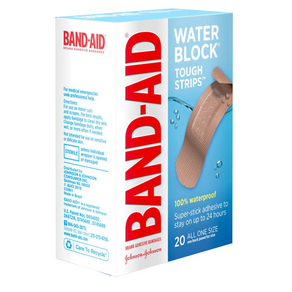 BANDAGE, ADH BAND-AID WATER BLOCK TOUGH