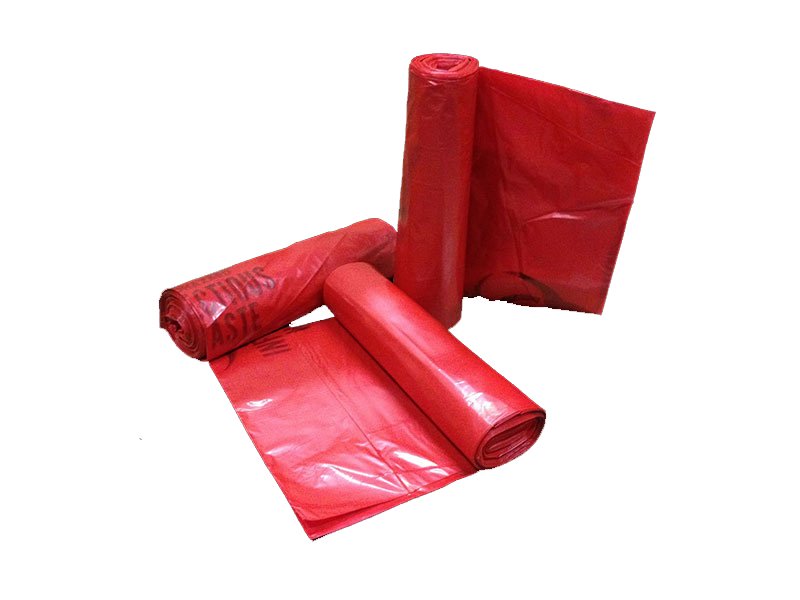 BAG, BIOHAZ 3XHVY 1.7ML RED 30GL 30"X36"