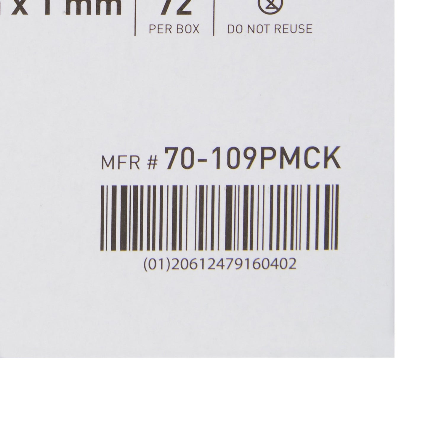 SLIDE, EXTRA-FROSTED PREMIUM 25X75X1MM