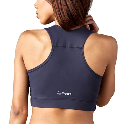 BRA, PST-OP LARISSA W/PCKT PUFF DRN TAB BLK XSM