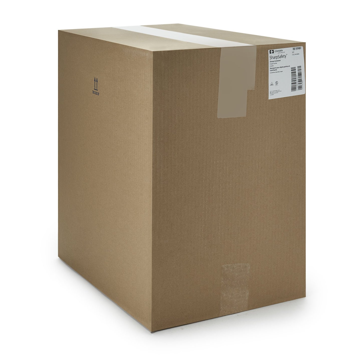 CONTAINER, SHARPS RED 8GL W/LID