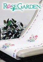 PAPER, TABLE EXAM CREPE ROSE GARDEN 18"X125'