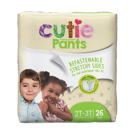 DIAPER, INCONT CUTIE PANTS MED2-3T