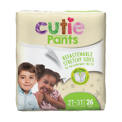 DIAPER, INCONT CUTIE PANTS MED2-3T