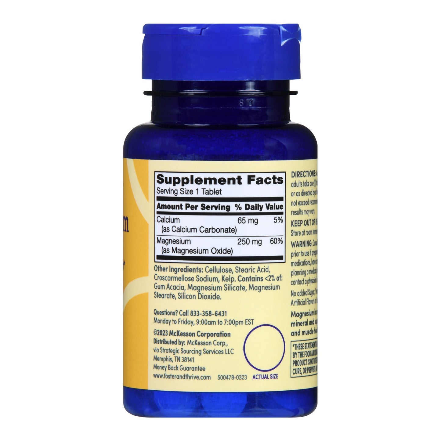 MAGNESIUM, TAB FT SM 250MG