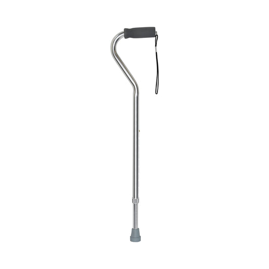 CANE, OFFSET ALUM SILVER