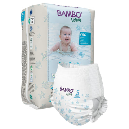PANT, SWIM BAMBO NATURE DISP PED SM 15-26LB