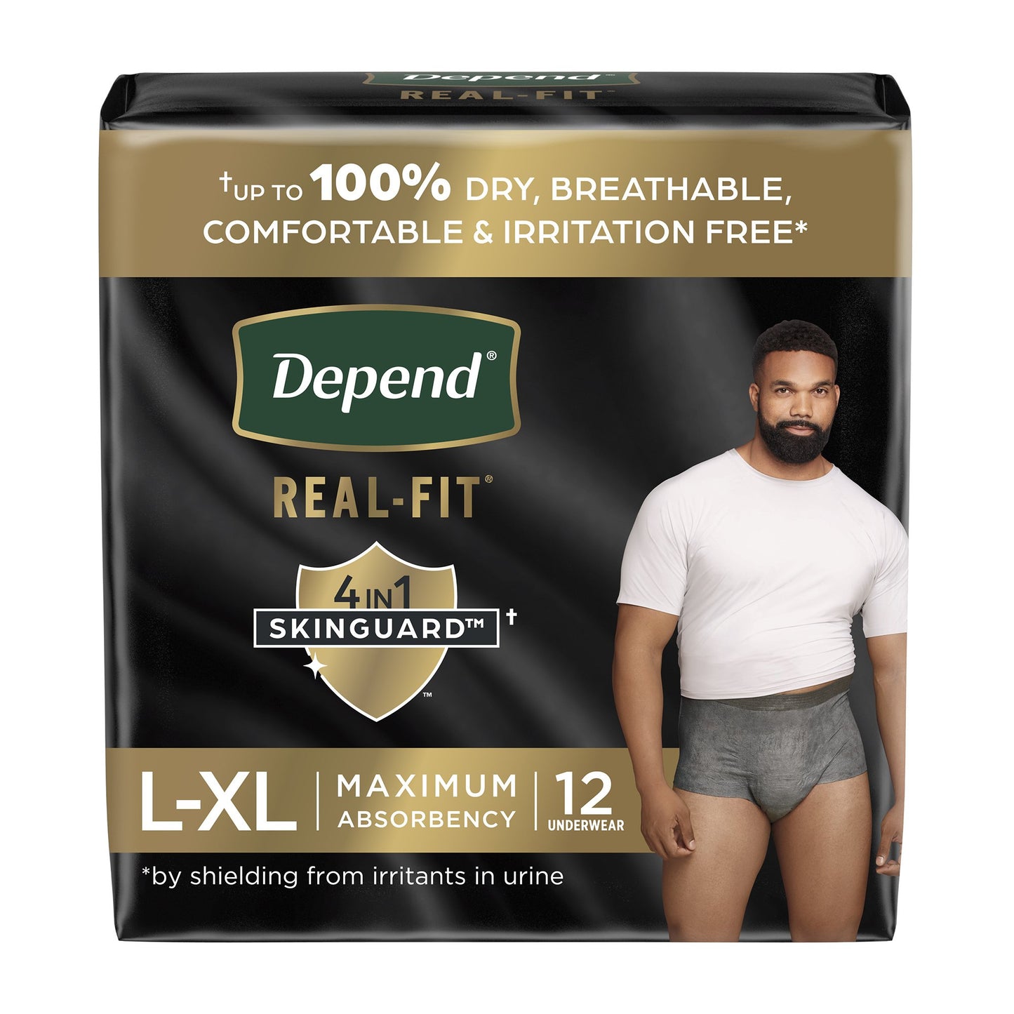UNDERWEAR, DEPEND REALFIT MAXABSRB LG/XLG