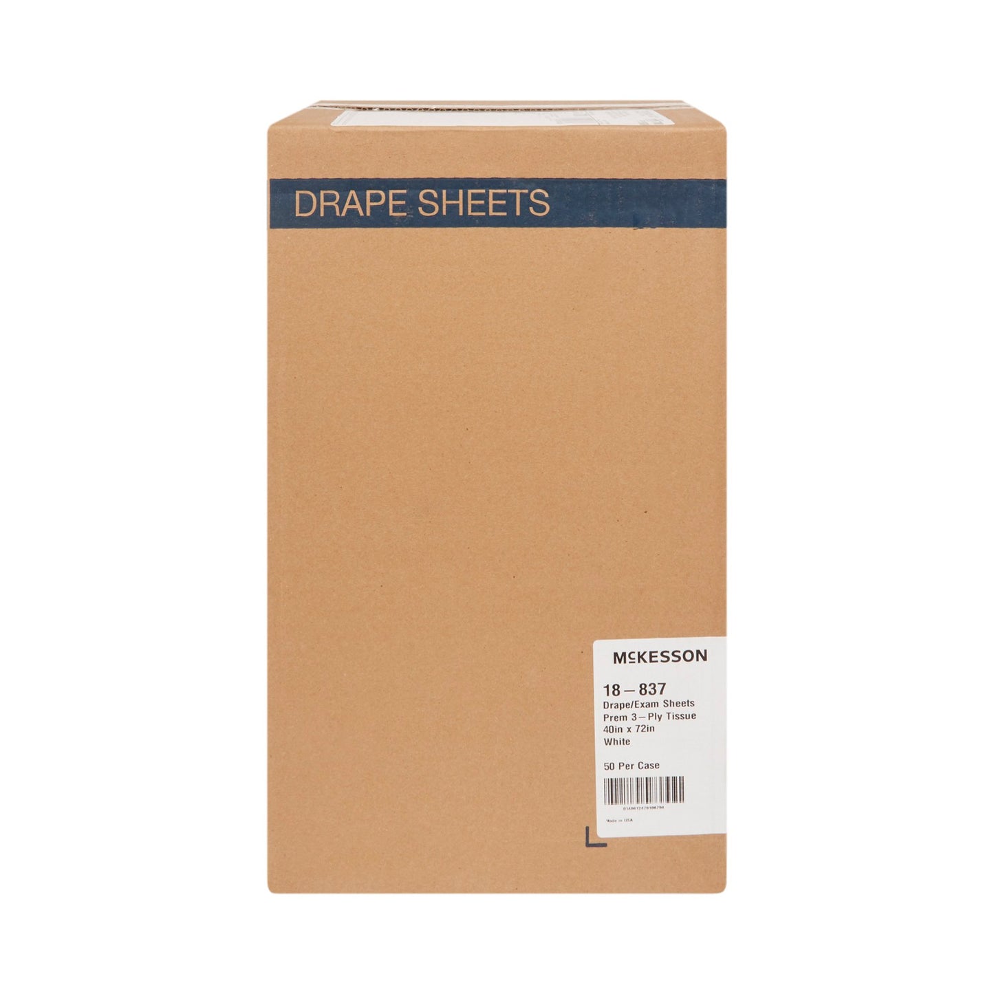 SHEET, DRAPE 3PLY WHT 40X72