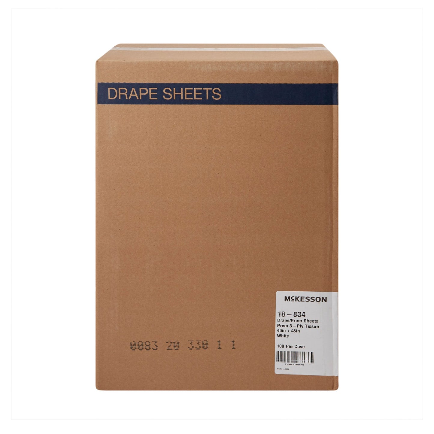 SHEET, DRAPE 3PLY WHT 40X48