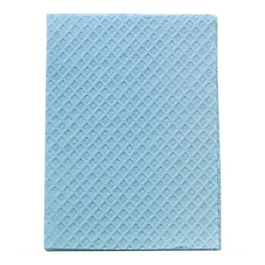 TOWEL, PROF 2PLY POLY BLU 13X18