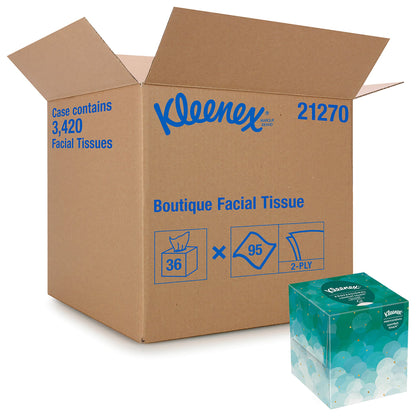 TISSUE, KLEENEX FACIAL BOUTIQUE