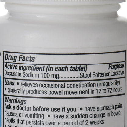 DOK, TAB 100MG DOCUSATE SODIUM