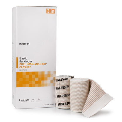 BANDAGE, ELAS DUAL HOOK & LOOPCLSR N/S 3"X5YDS