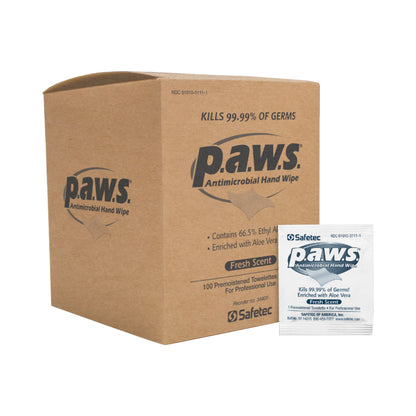 WIPE, ANTIBACT IND WRAPPED PAWS