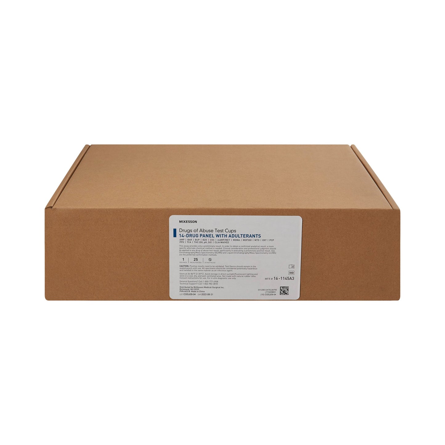 TEST KIT, DRUG SCREEN 14PANELWAIVED