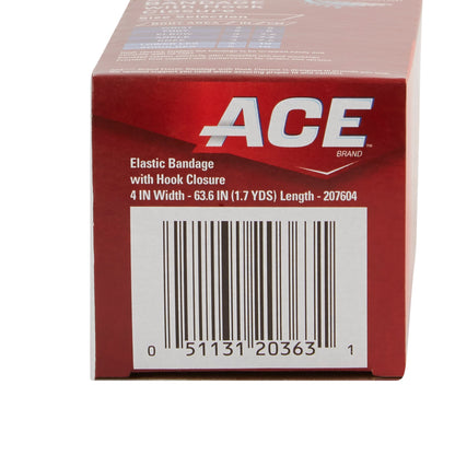 BANDAGE, ACE VELCRO HOOK/LOOPBANDAGE 4"