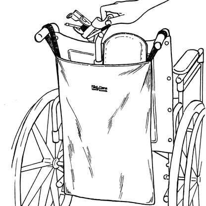 BAG, UNIV WHEELCHAIR F/FT RSTSKLCRE
