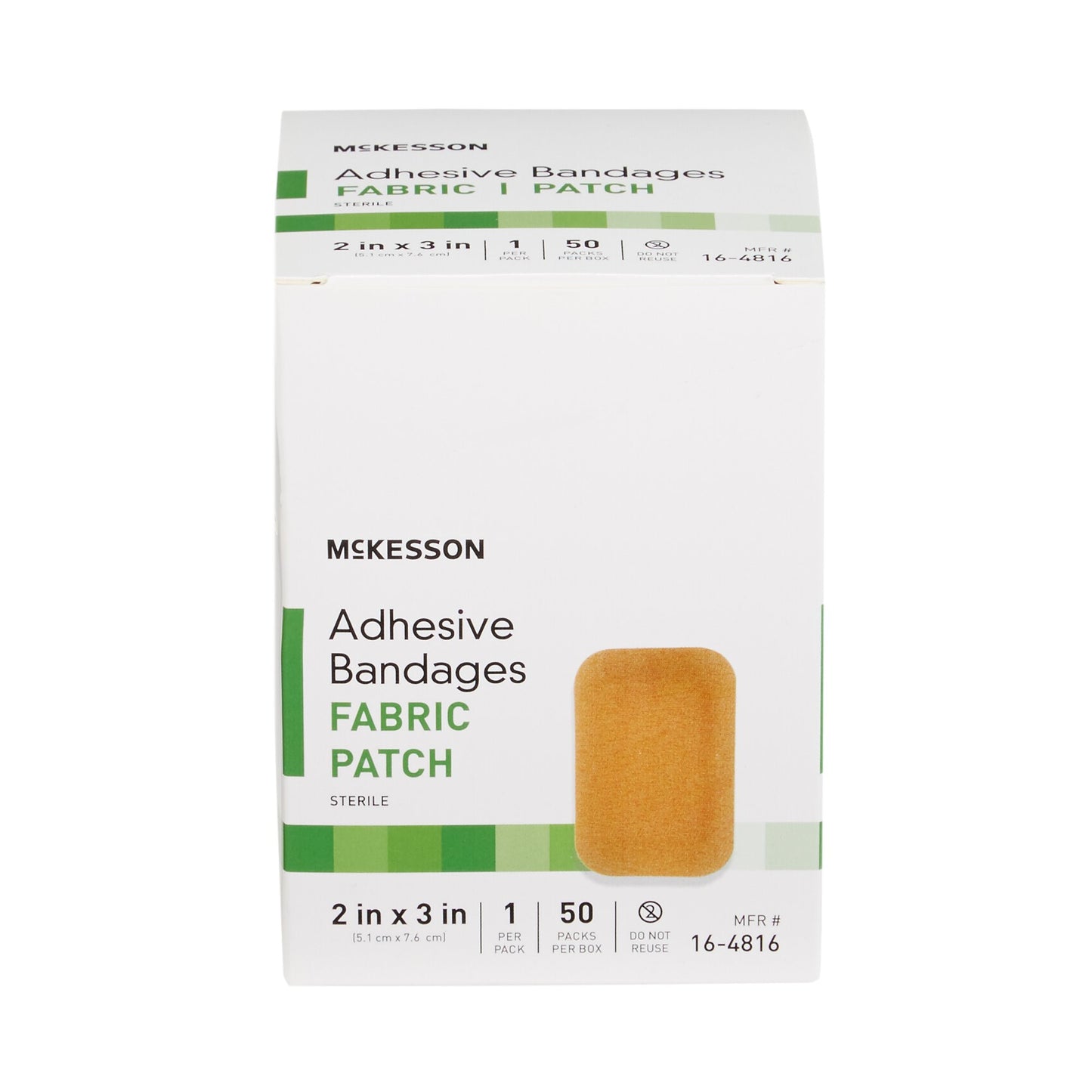 BANDAGE, ADHSV FABR PATCH 2X3