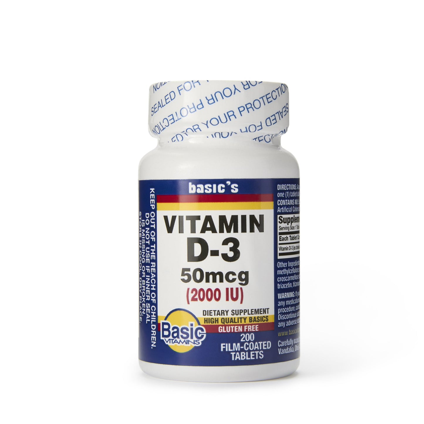 VITAMIN D, TAB 2000IU