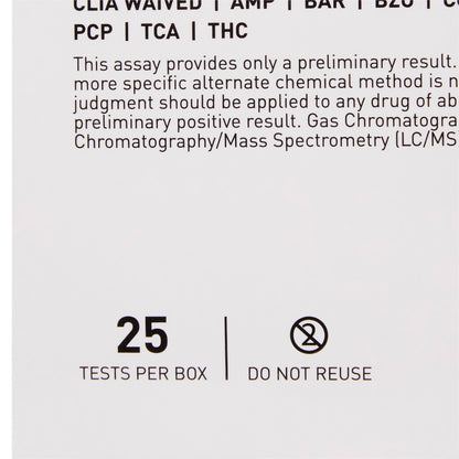 TEST KIT, DRUG DIPCARD 10PANELWAIVED
