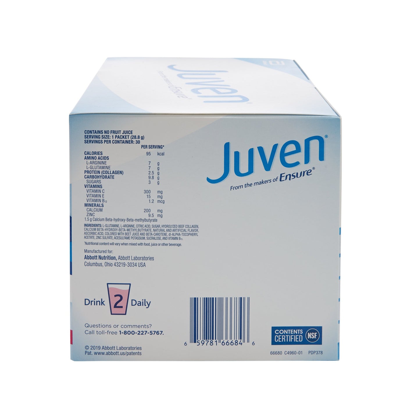 JUVEN, PDR FRUIT PUNCH 1.02OZPKT