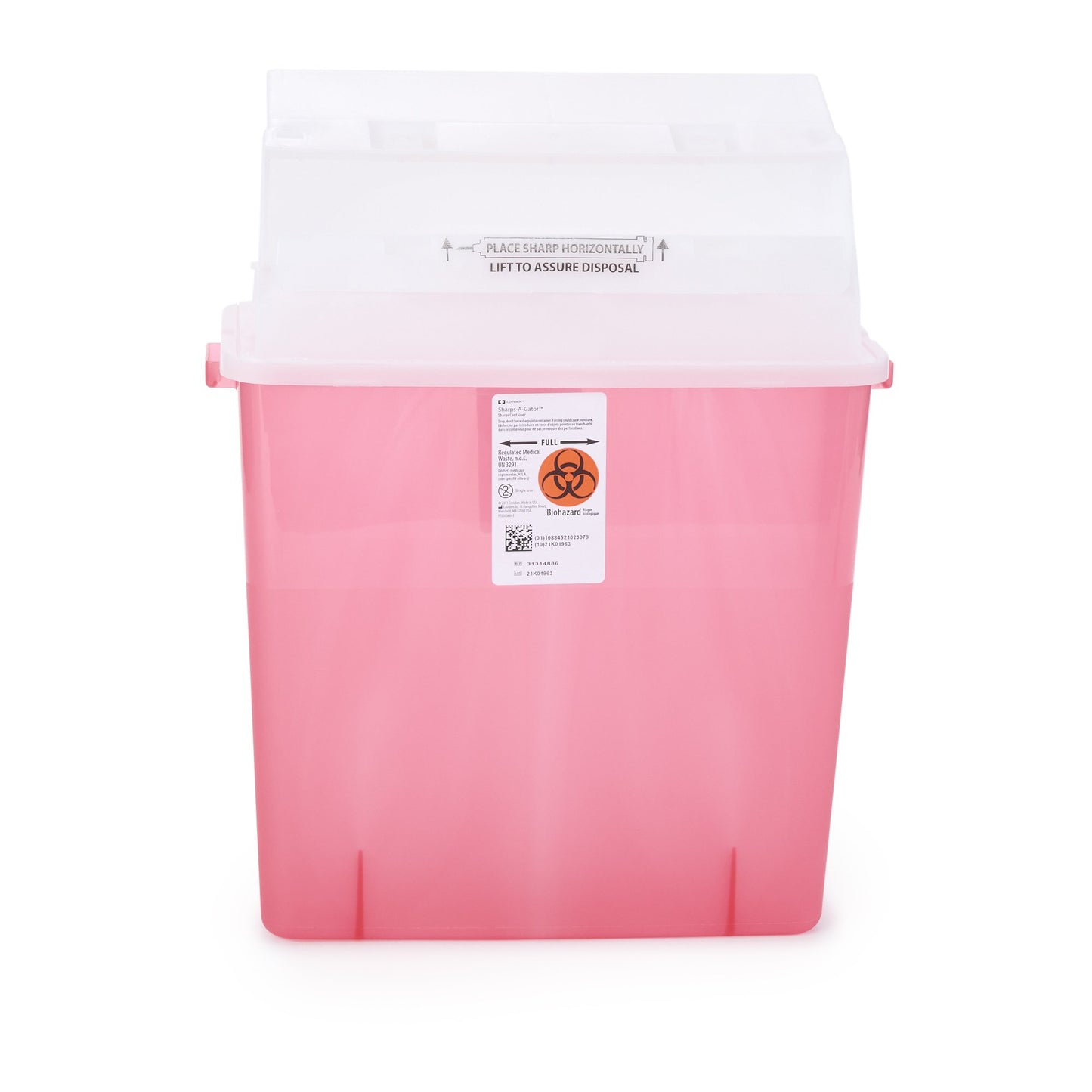 CONTAINER, SHARPS TRANS RED 3GL 4836-TR