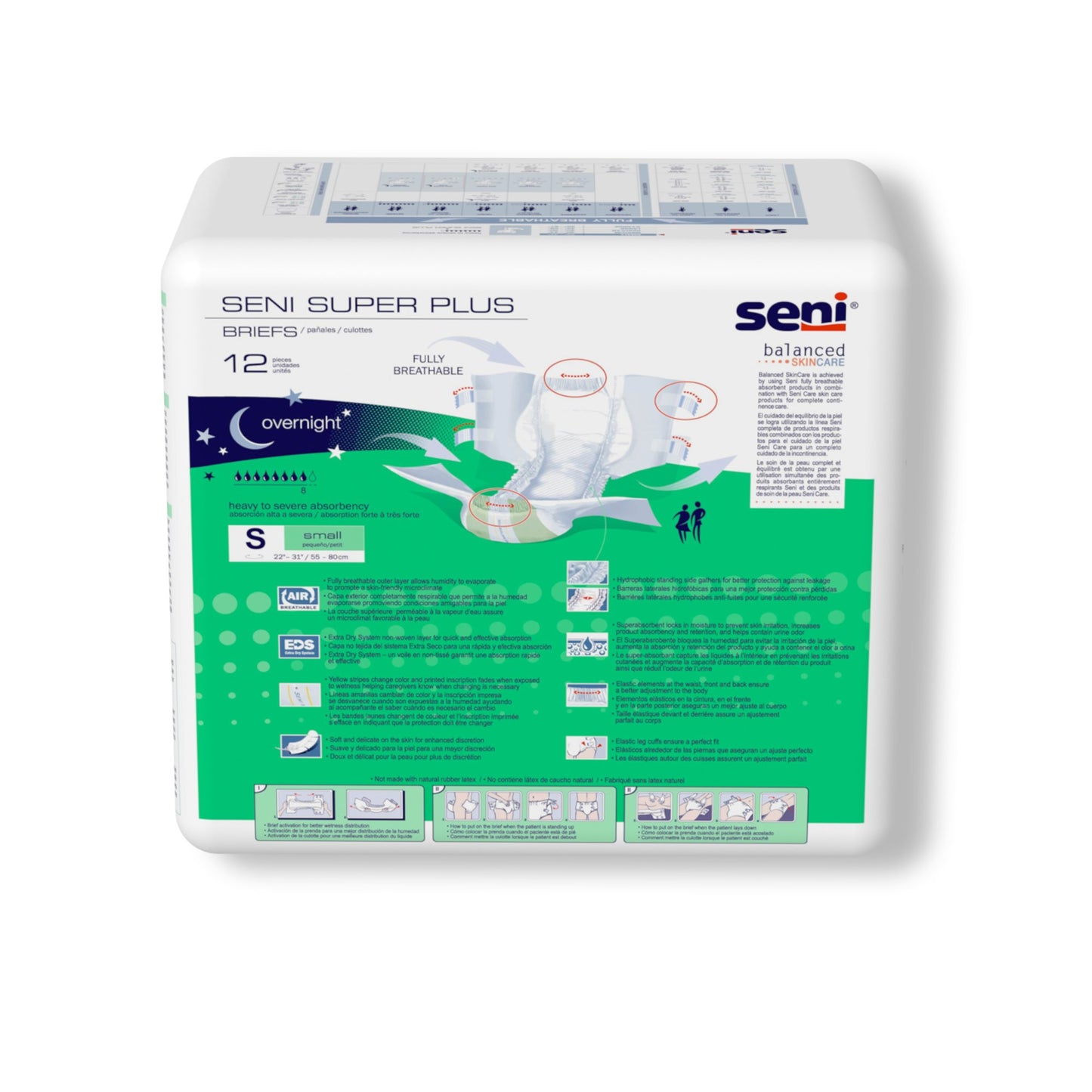 BRIEF, INCONT SENI SUPER PLUSSM 22"-31"