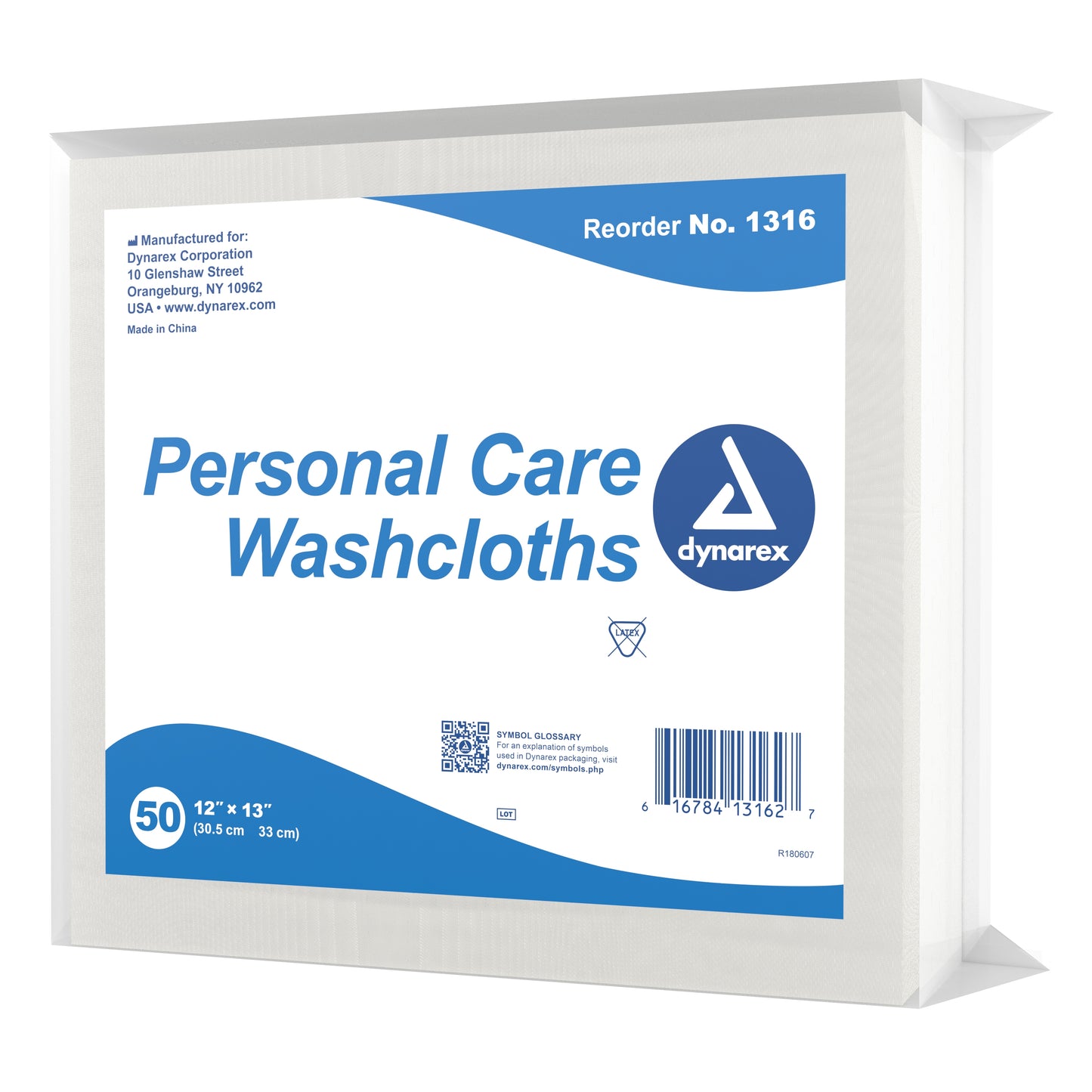 WASHCLOTH, DRY DISP 12X13"