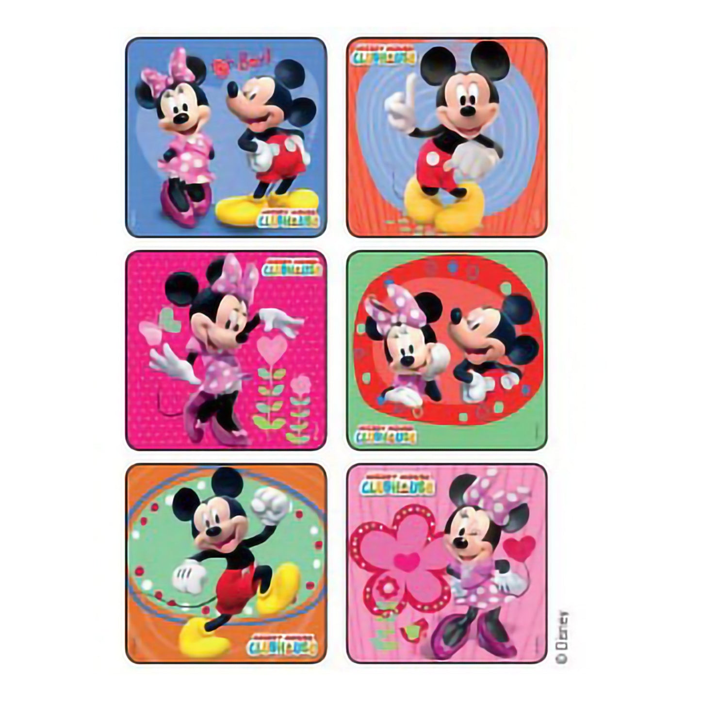 STICKER, DISNEY MICKEY & MINNIE GLITTER