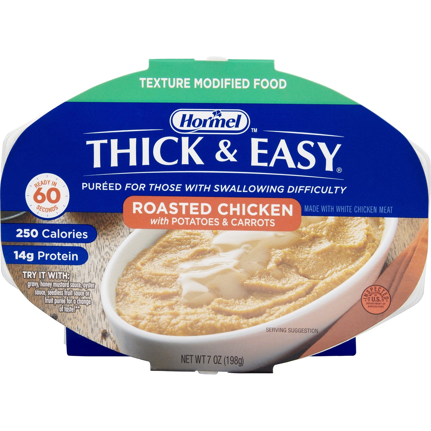 THICK&EASY, PUREE CHICKEN W/POTATOES/CARROTS