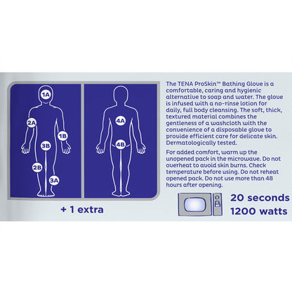 GLOVE, BATHING PROSKIN TENA SCENTED
