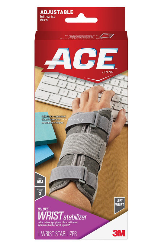 WRIST BRACE, ACE SYNTHETIC LT