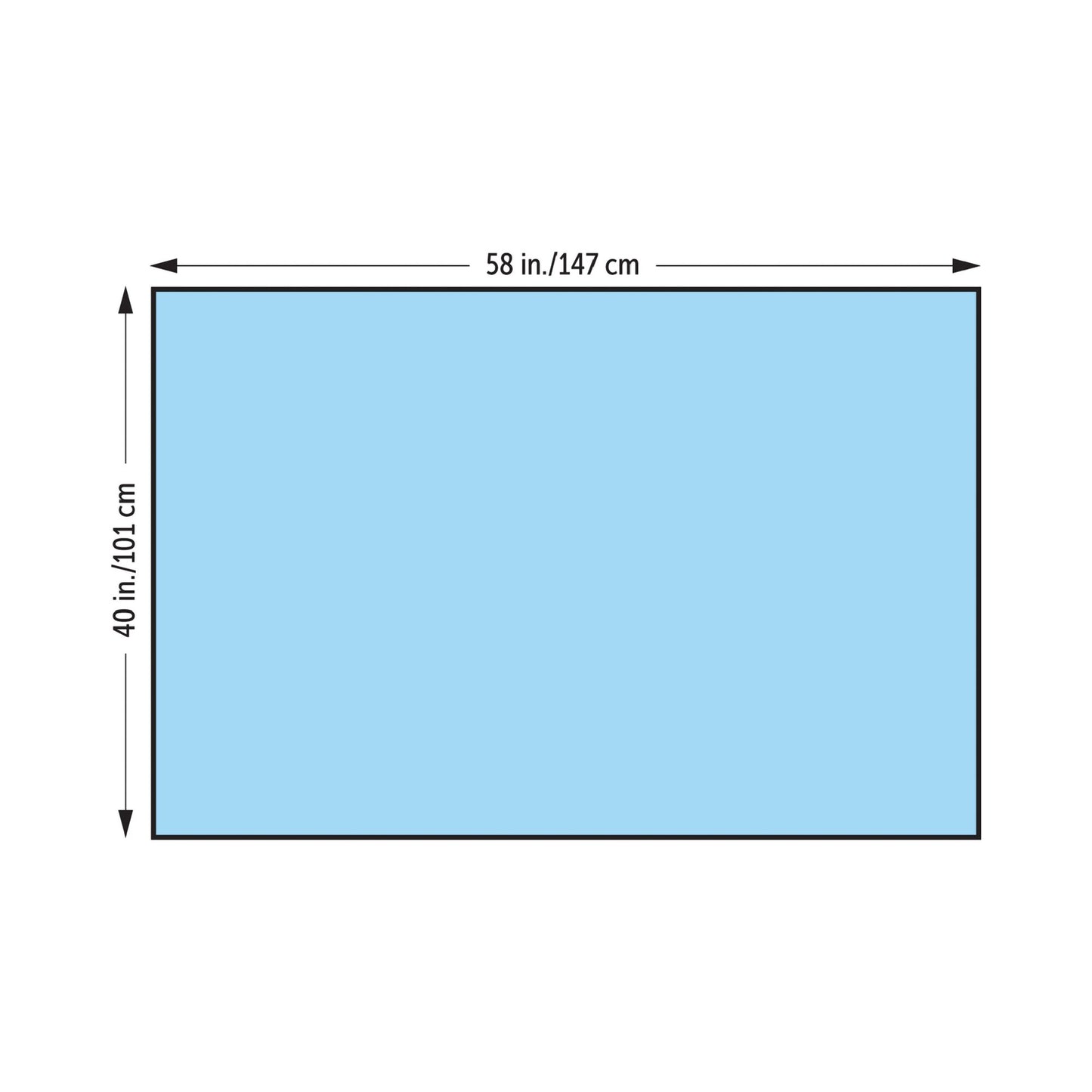 DRAPE, SURGICAL HALF BASIC STR40"X58"