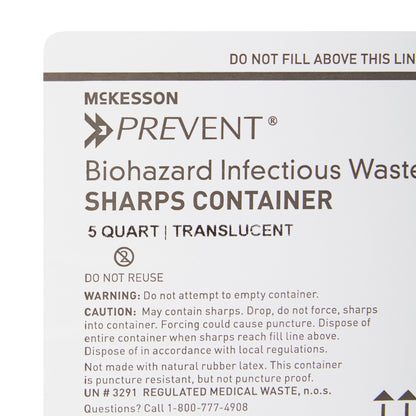 CONTAINER, SHARPS CLR 5QT HORIZ