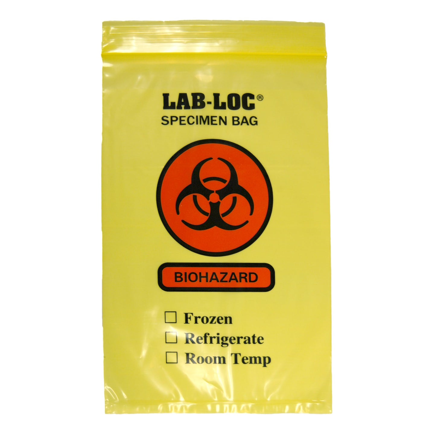 BAG, SPECIMEN BIOHAZ YLW 6"X9"