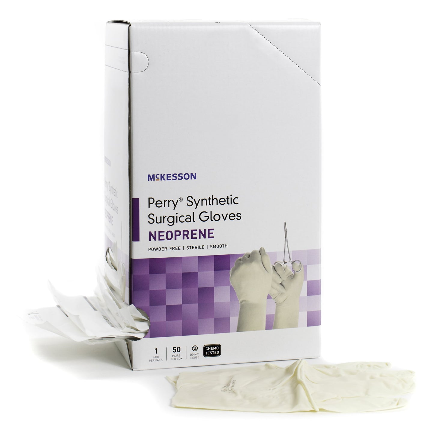 GLOVE, SURG NPRN 9.0 STR2 SMTHCHEMO
