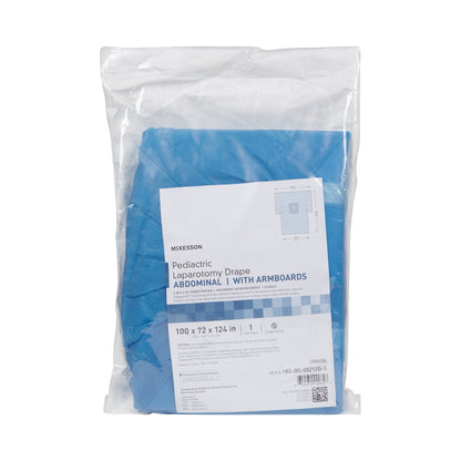 DRAPE, SURGICAL PED LAPAROTOMYSTR 72"X124"