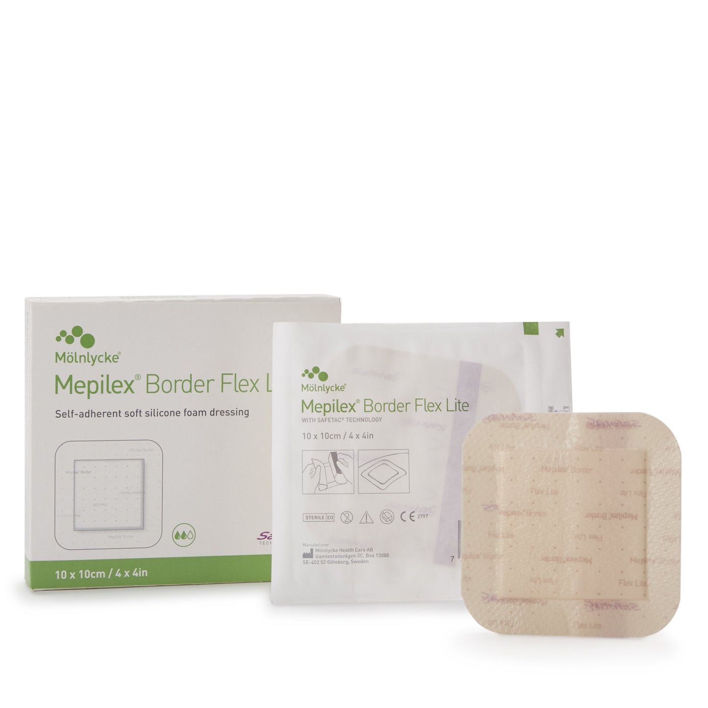 DRESSING, BORDER FLEX LITE 4"X4"