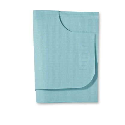 GOWN, EXAM T/P/T F/B OPN TEAL30X42
