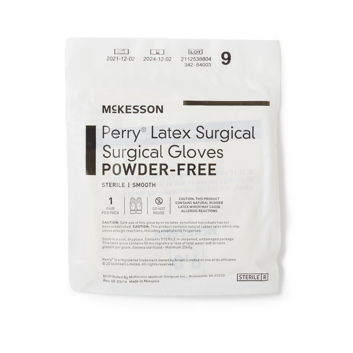 GLOVE, SURG LTX 9.0 STR2 SMTH