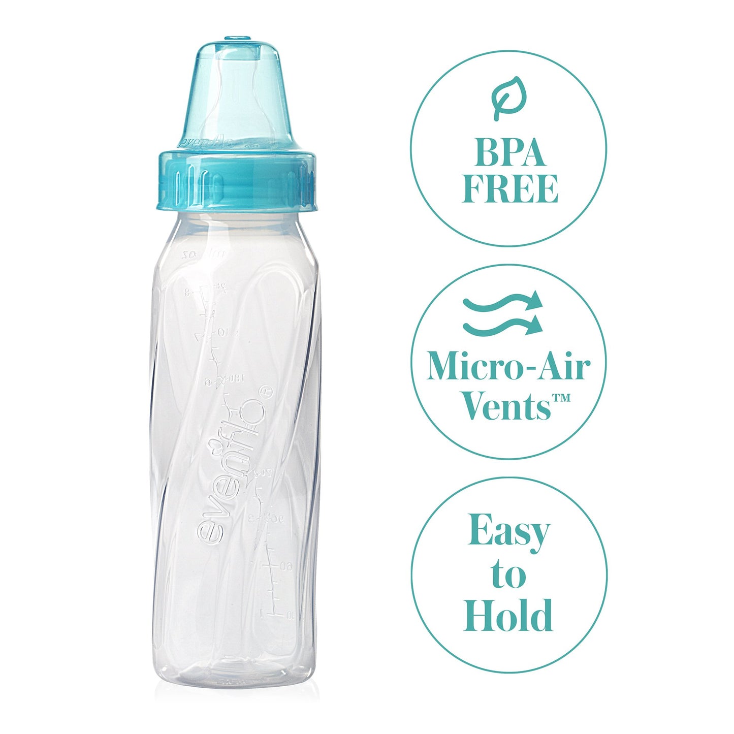 BOTTLE, CLASSIC TWIST PP CLR 8OZ