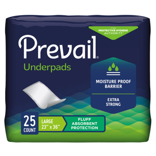 UNDERPAD, PREVAIL INCONTI FLUFF 23"X36"