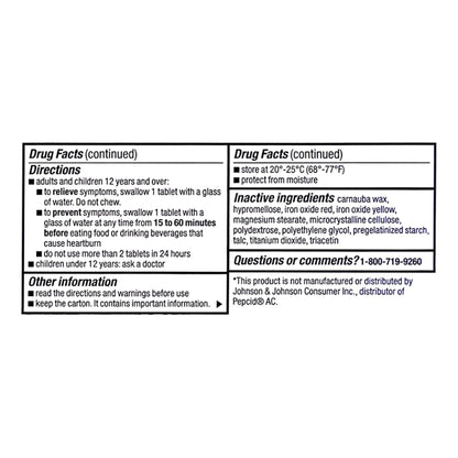 HEARTBURN RELIEF, TAB 10MG