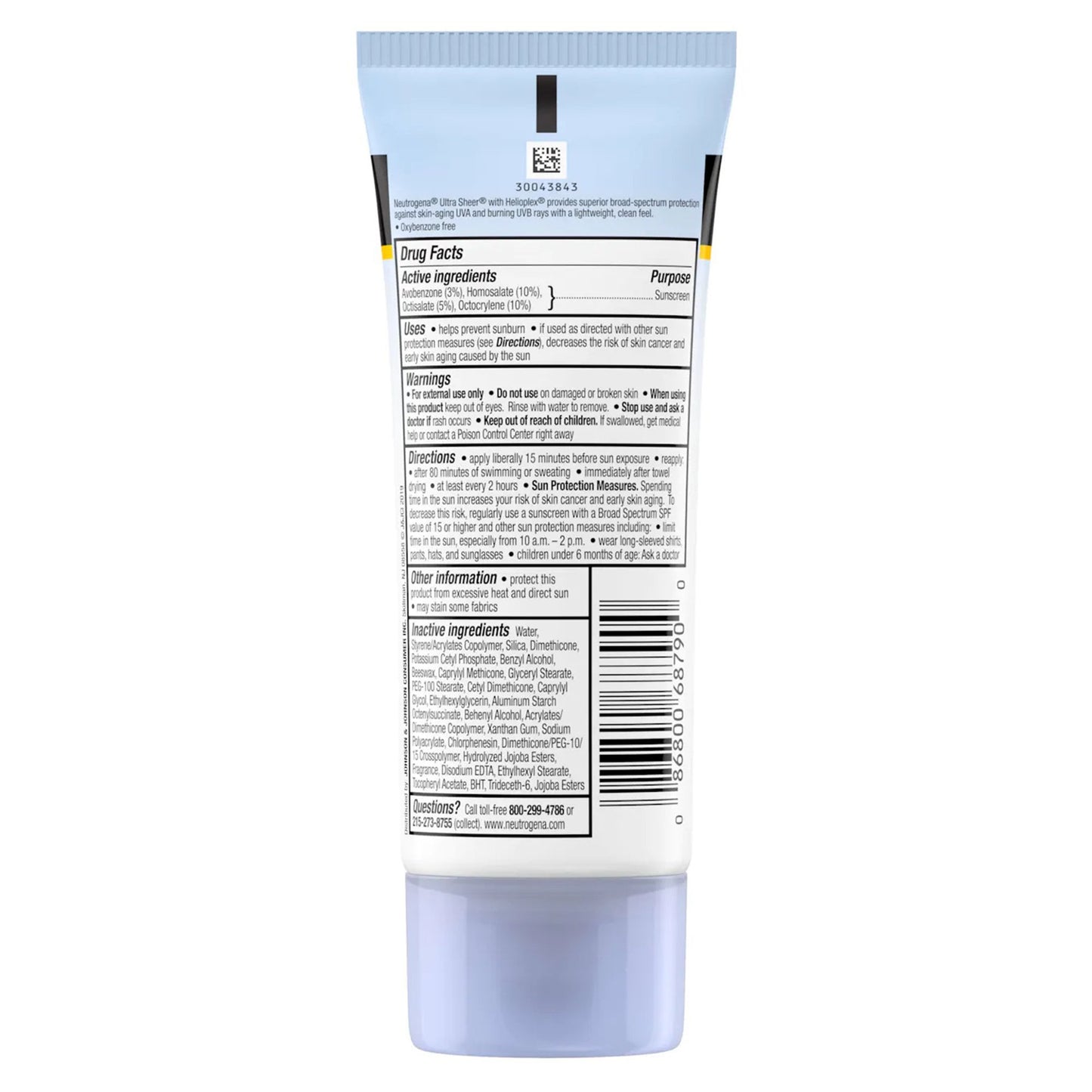 SUNBLOCK, NEUTROGENA ULTRA SHEER SPF55 9JJSLS