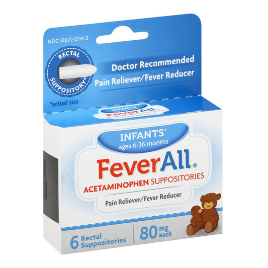 FEVERALL, SUPPOSITORY RECTAL INF 80MG
