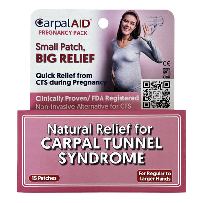 PATCH, HAND CARPAL AID PATCH PREGNANCY PK LG