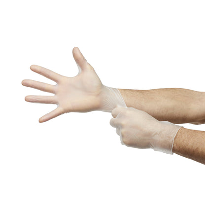 GLOVE, EXAM VNYL MED N/S