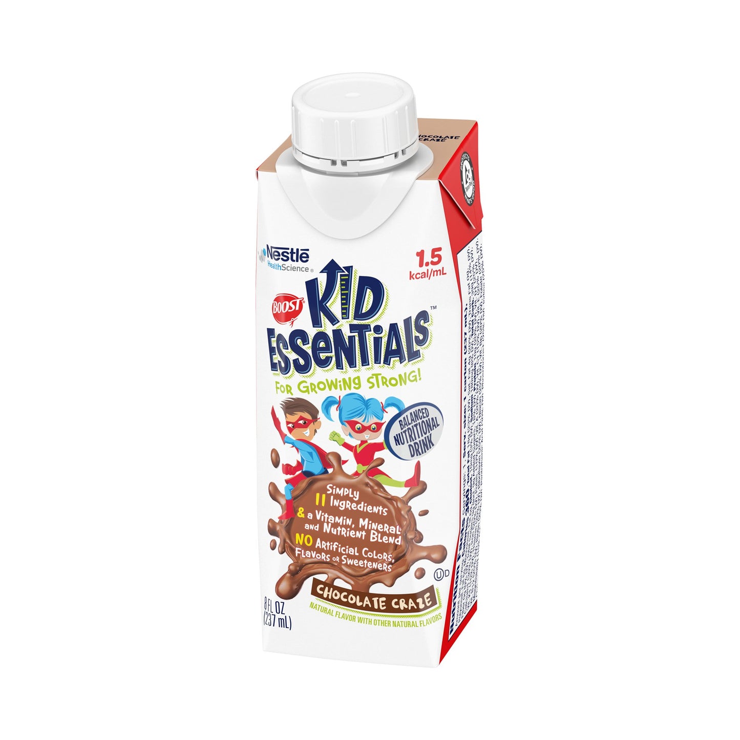BOOST, KID ESSENTIALS 1.5 CHOCOLATE CRAZE 8OZ