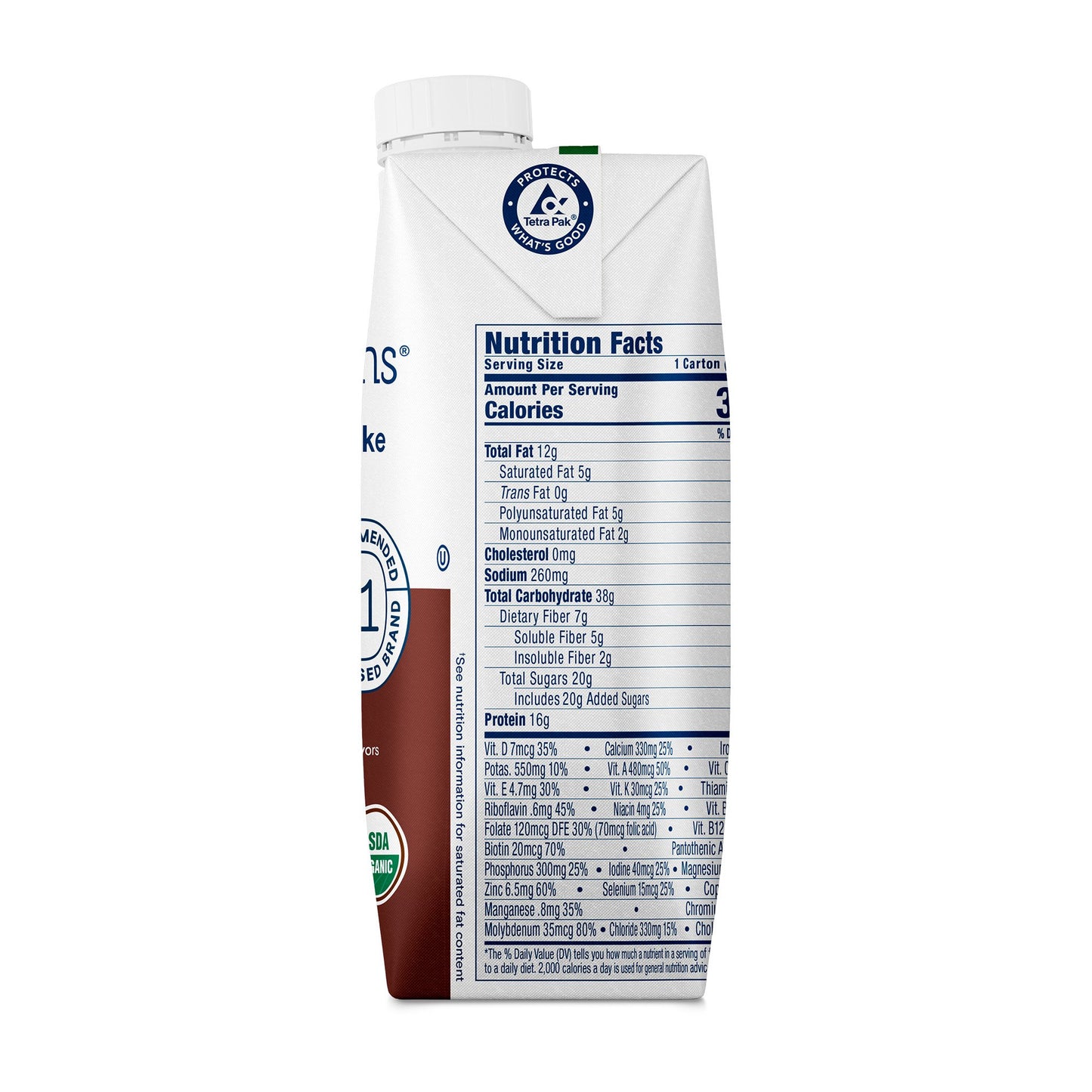 SHAKE, NUTRITION KATE FARMS CHOCOLATE 11FL OZ 325ML